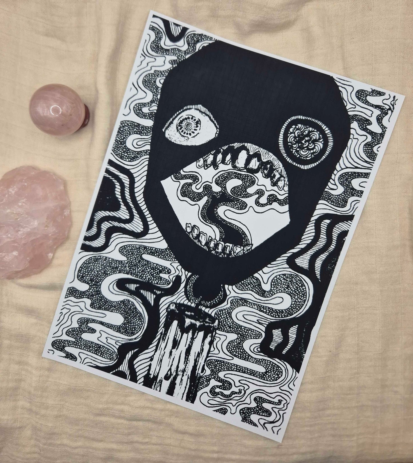 Boo - Art Print by BerryFoulTats