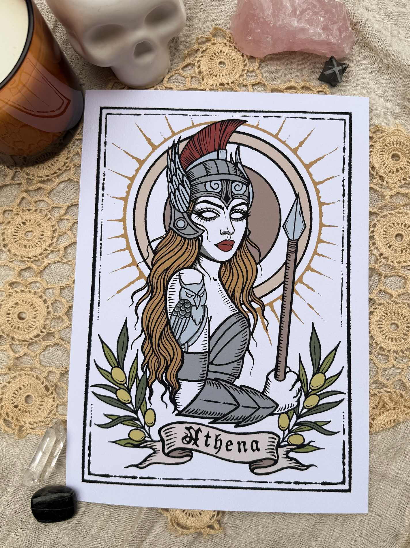 Athena A5 print by Jade333