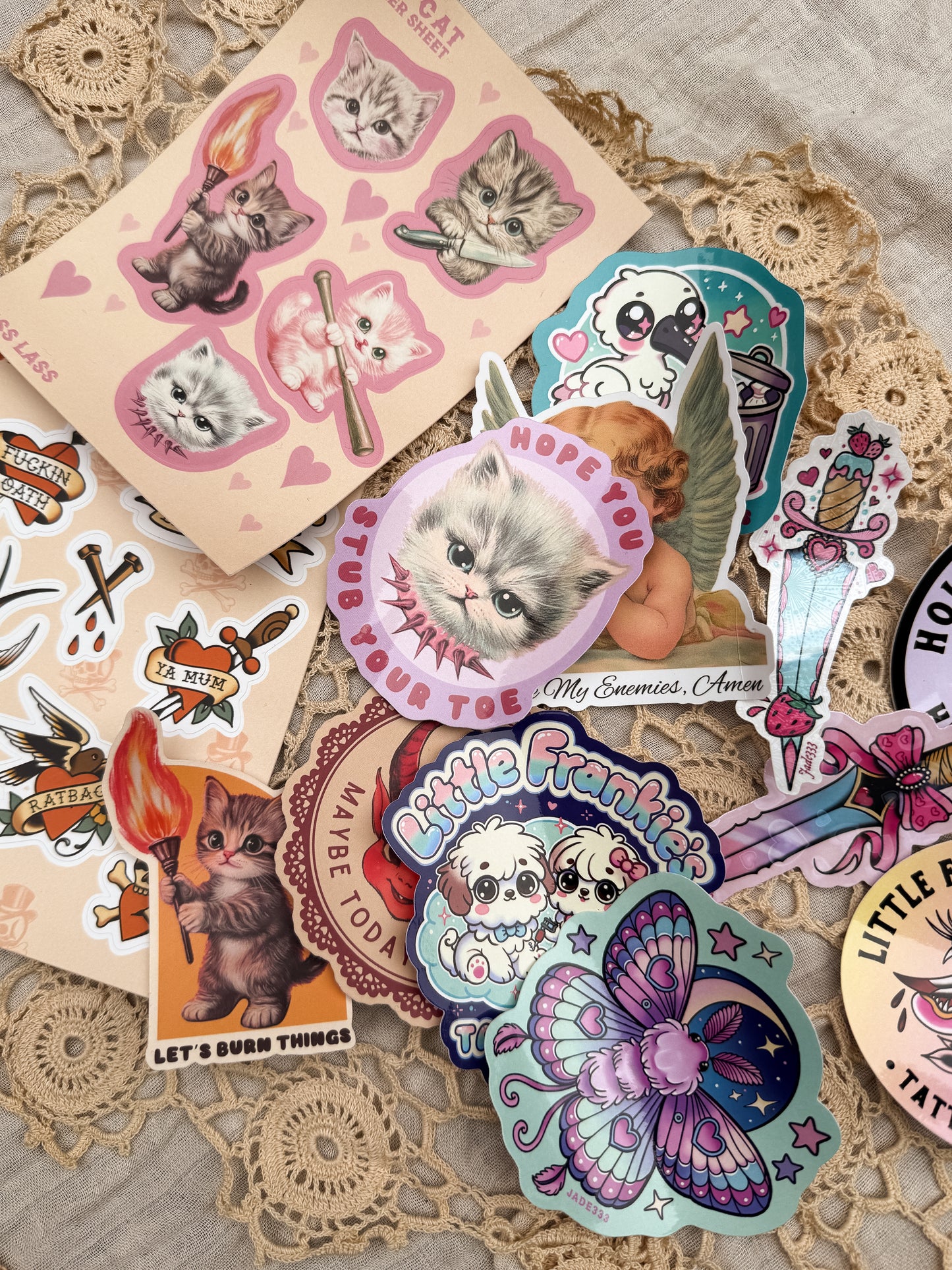 Pink Panther Head Sticker