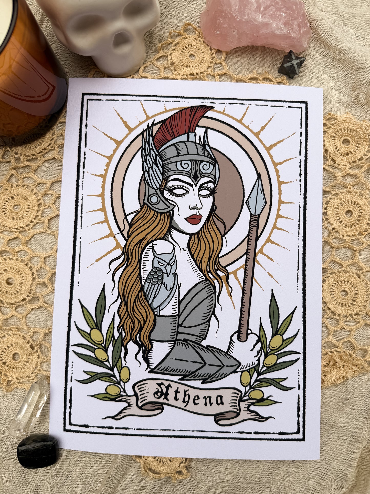 Athena - Art Print by Jade333