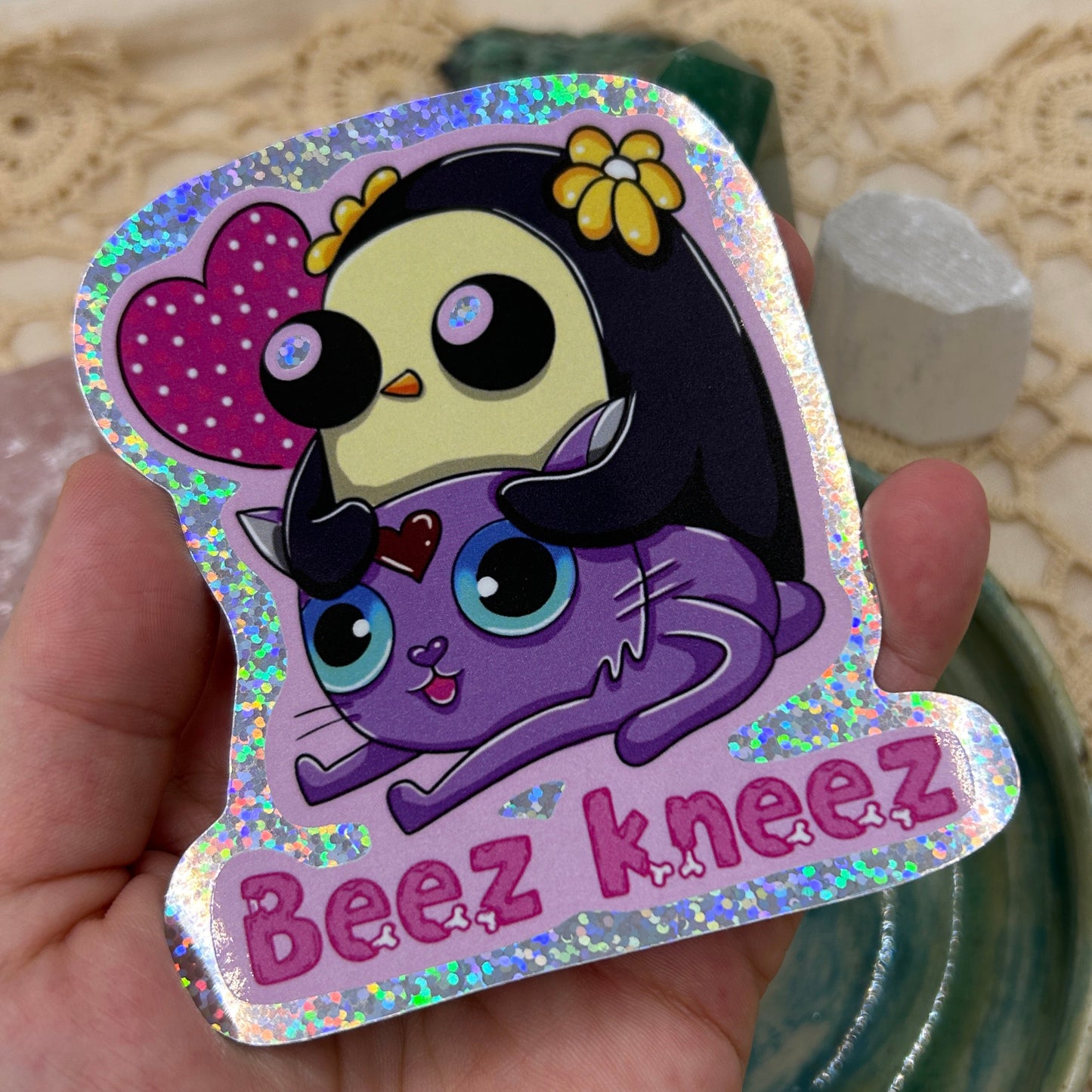 Beez Kneez Penguin Sticker