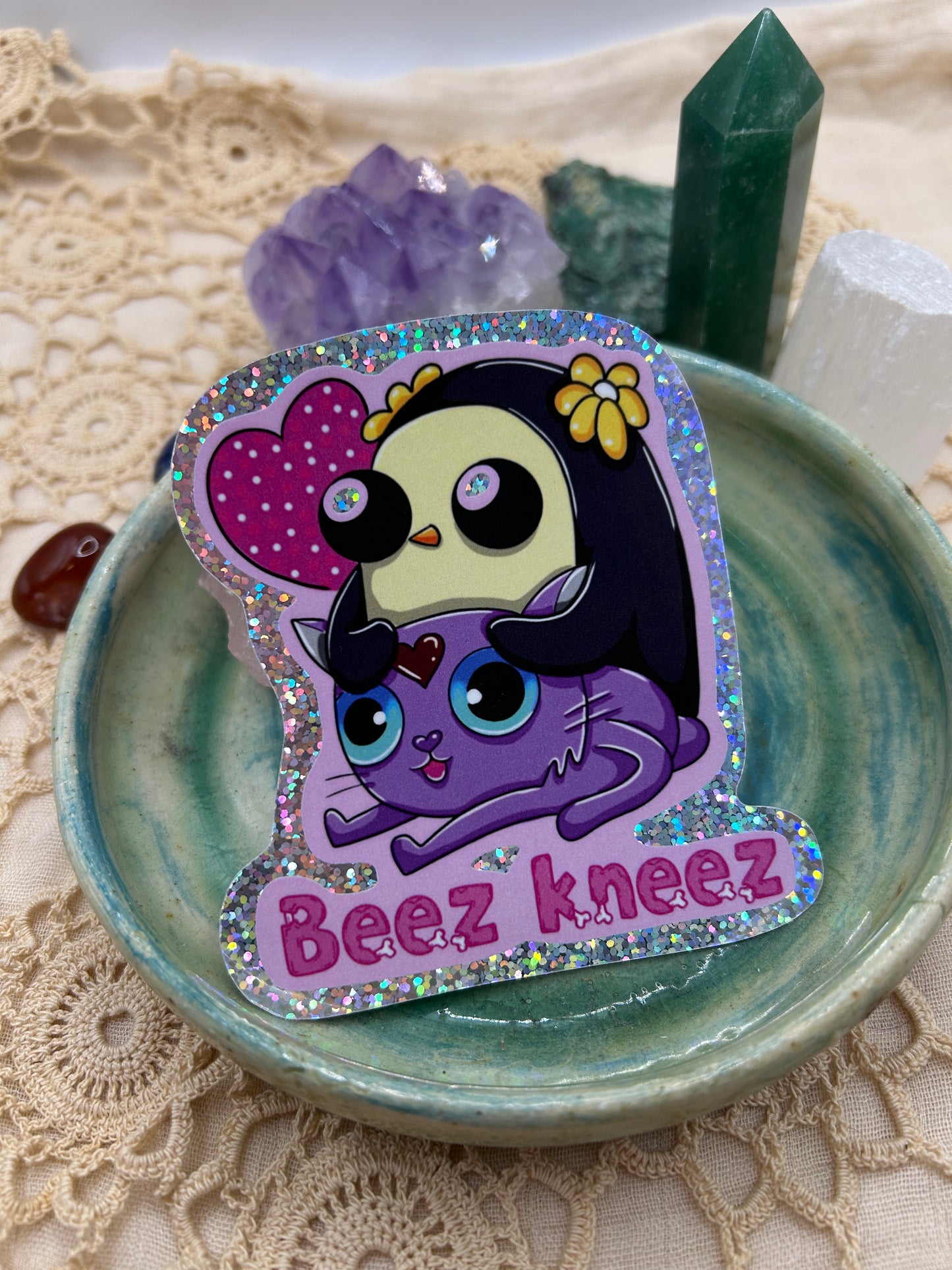 Beez Kneez Penguin Sticker