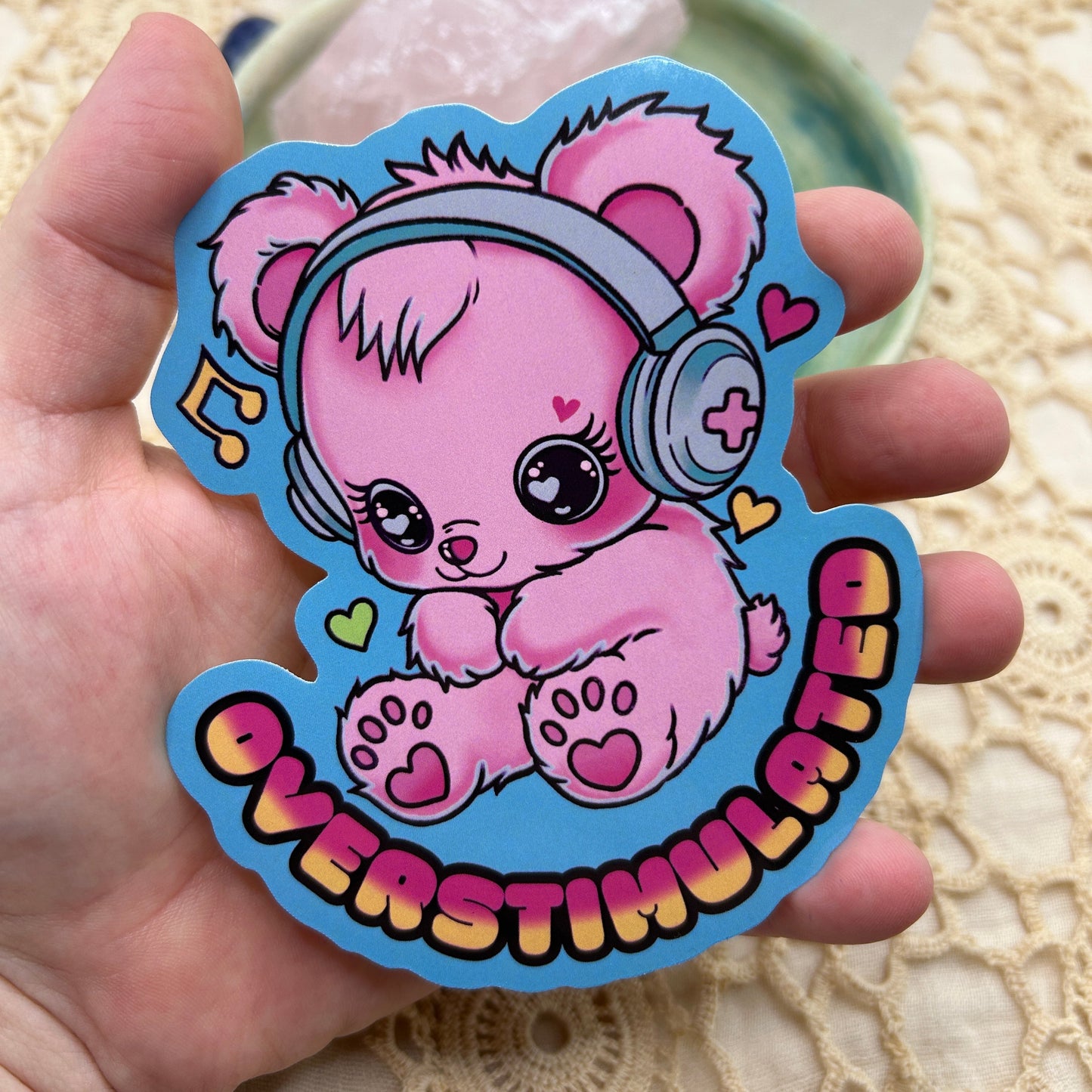 Overstimulated Gloss Sticker
