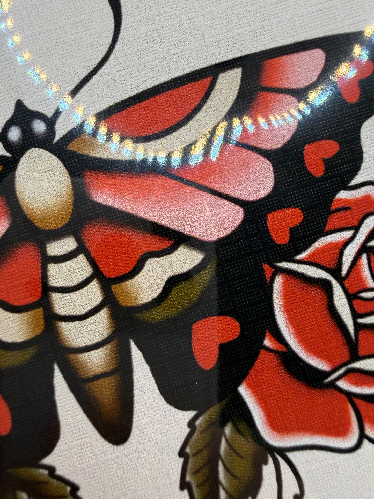 Heart Butterfly A5 print by Jade333