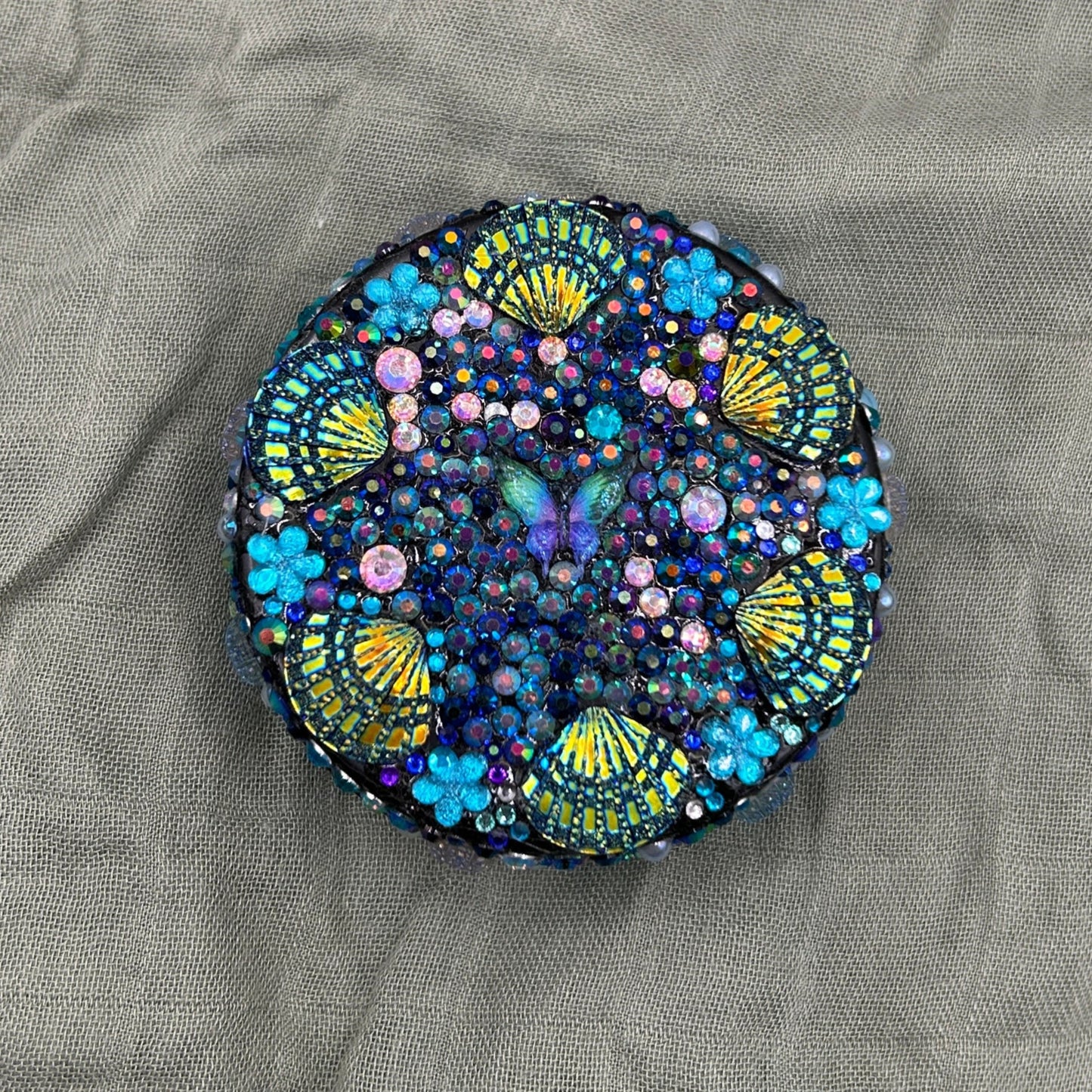 Mermaid Hand-made Stash Tin