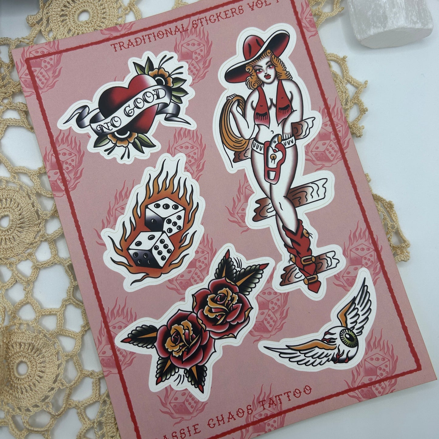 Traditional Sticker Sheet 1