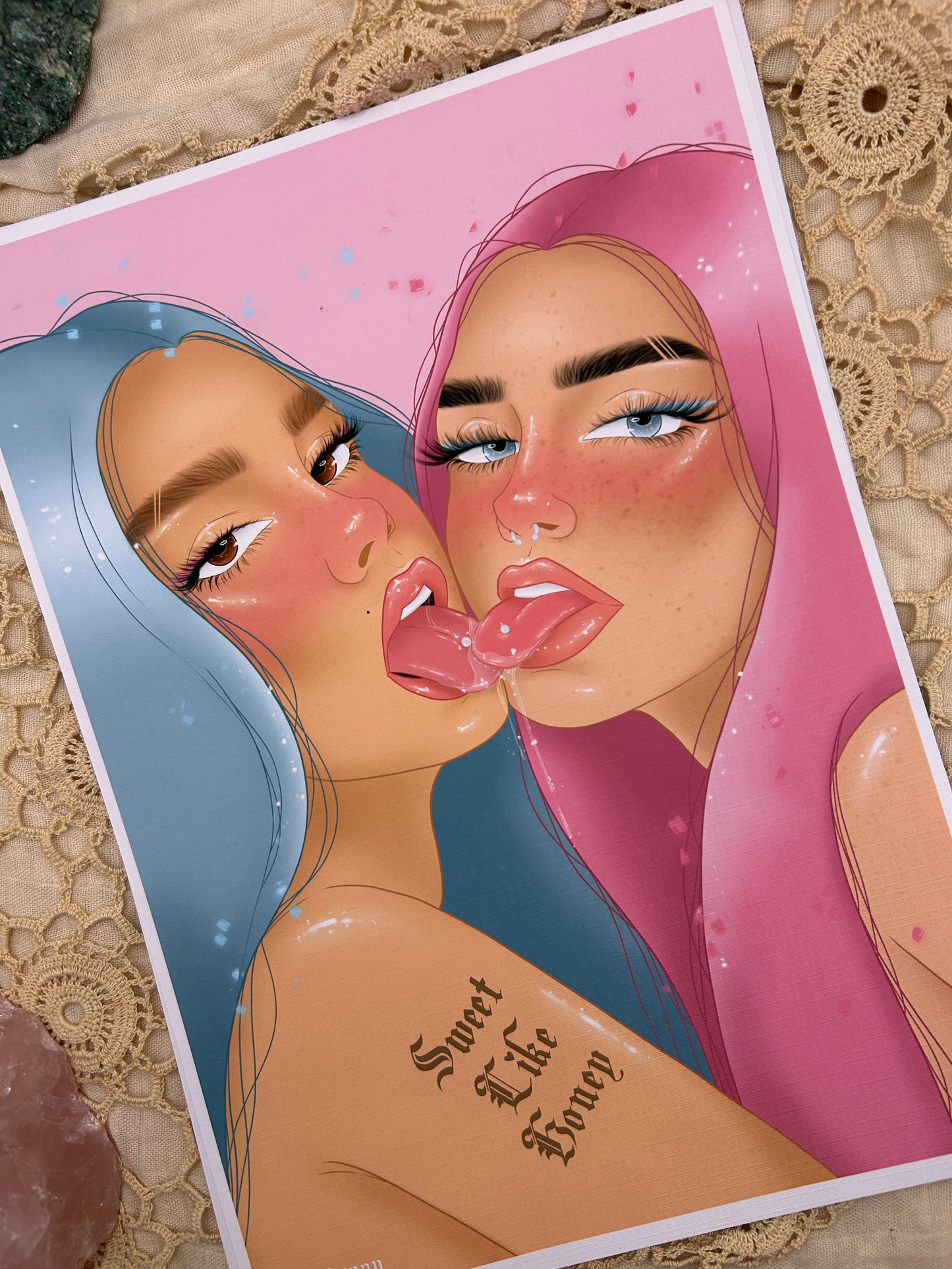 Love Girls - Art Print by TattuBunny