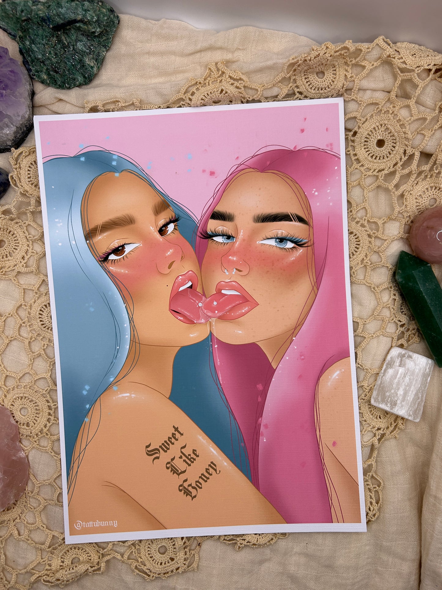 Love Girls - Art Print by TattuBunny