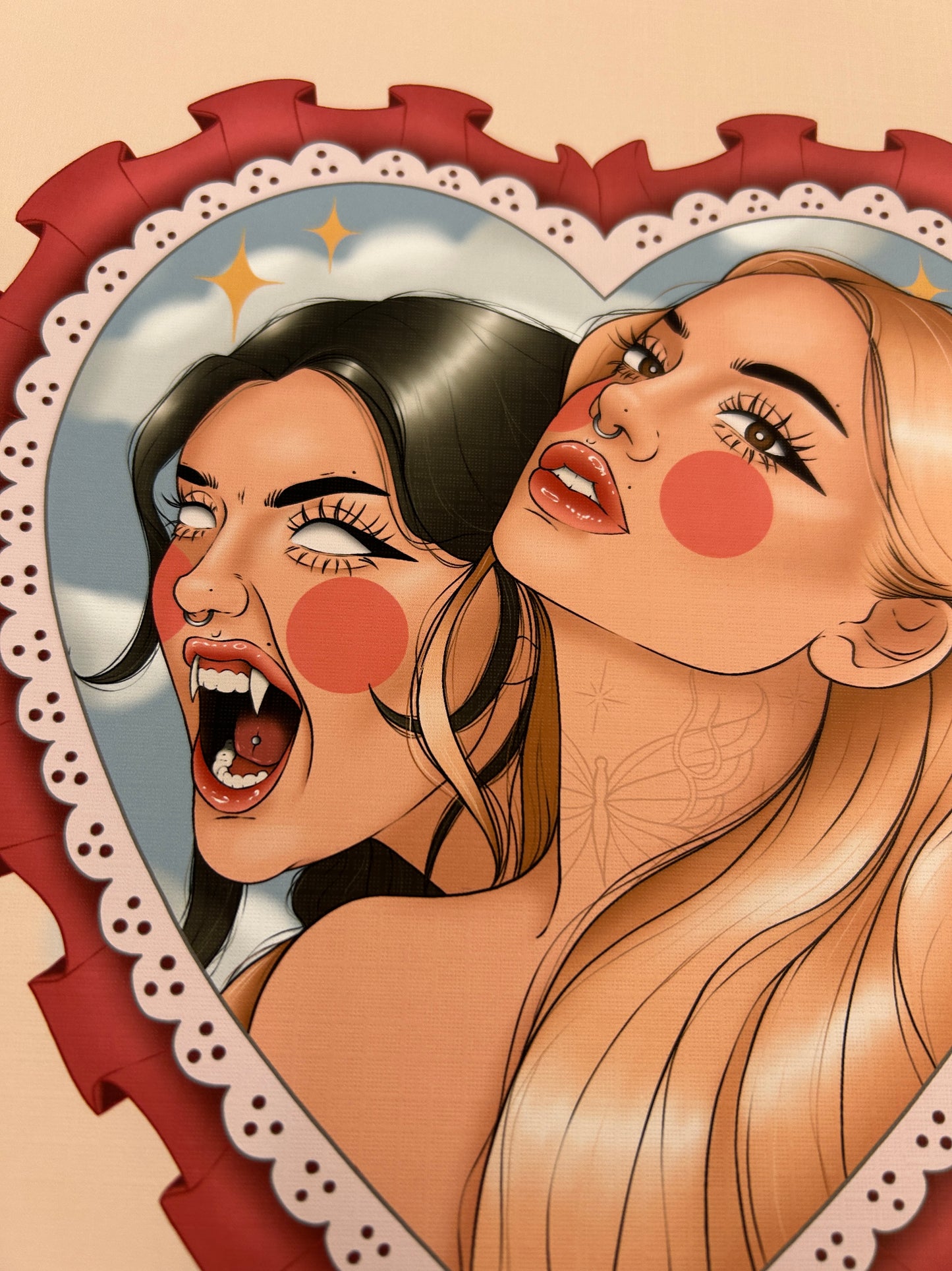 Two-Faced - Art Print by TattuBunny