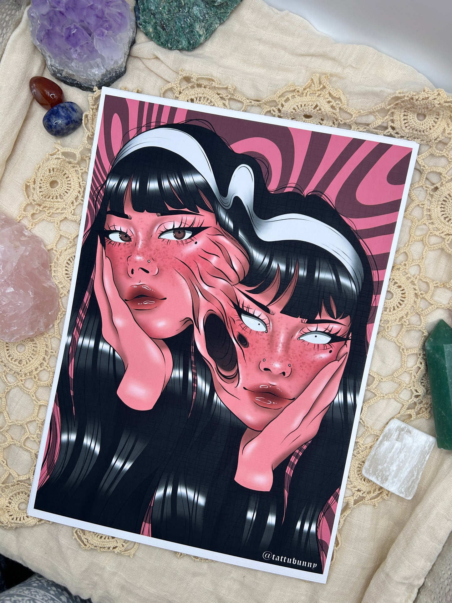 Tomie - Art Print by TattuBunny