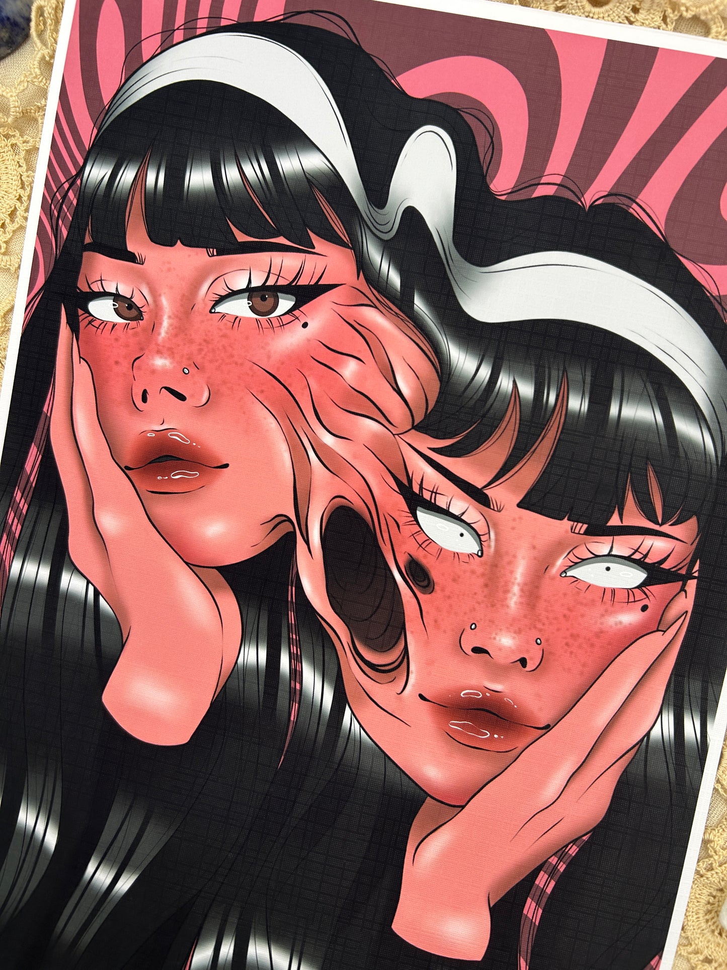 Tomie - Art Print by TattuBunny
