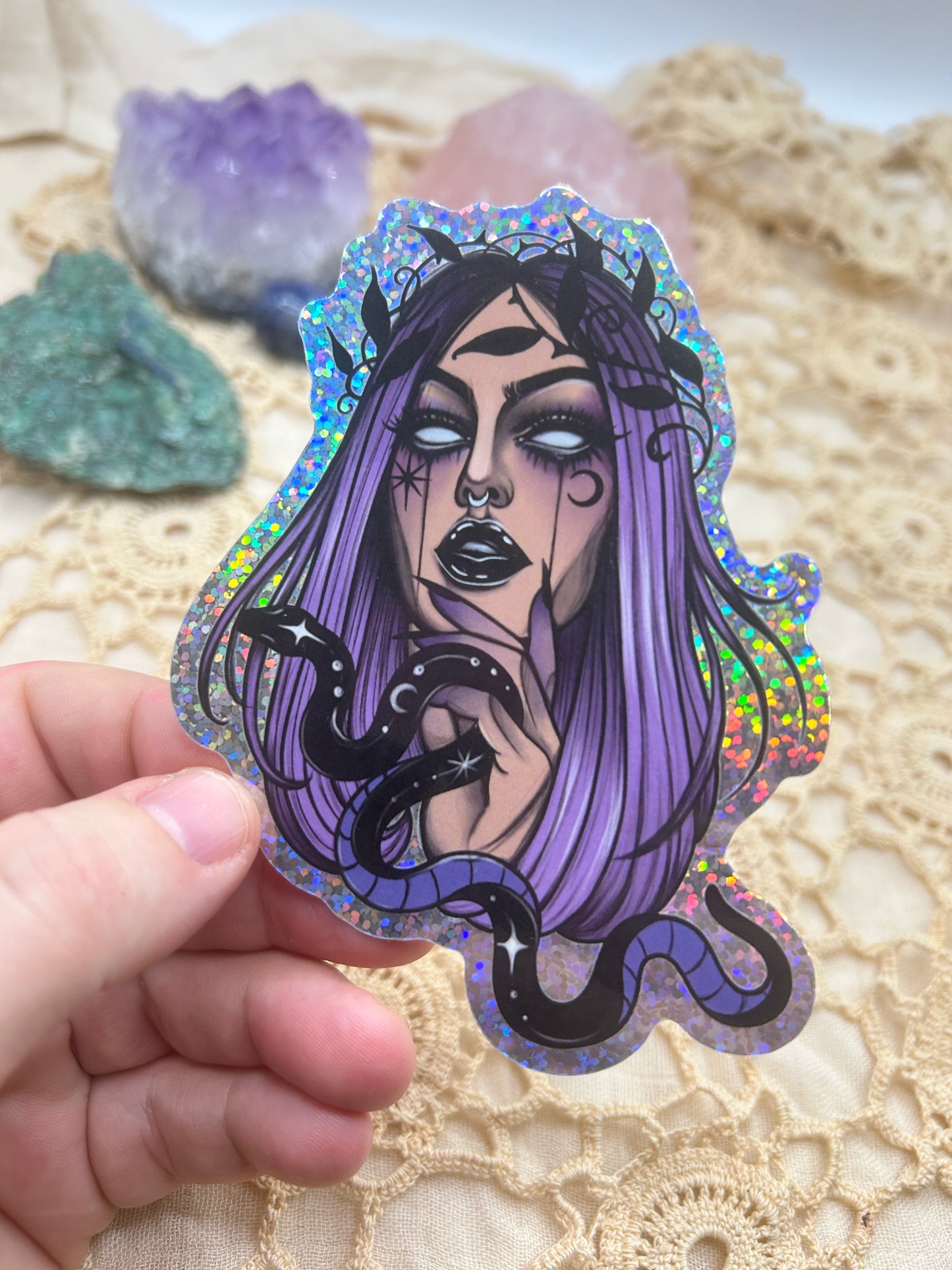Snake Lady Sticker