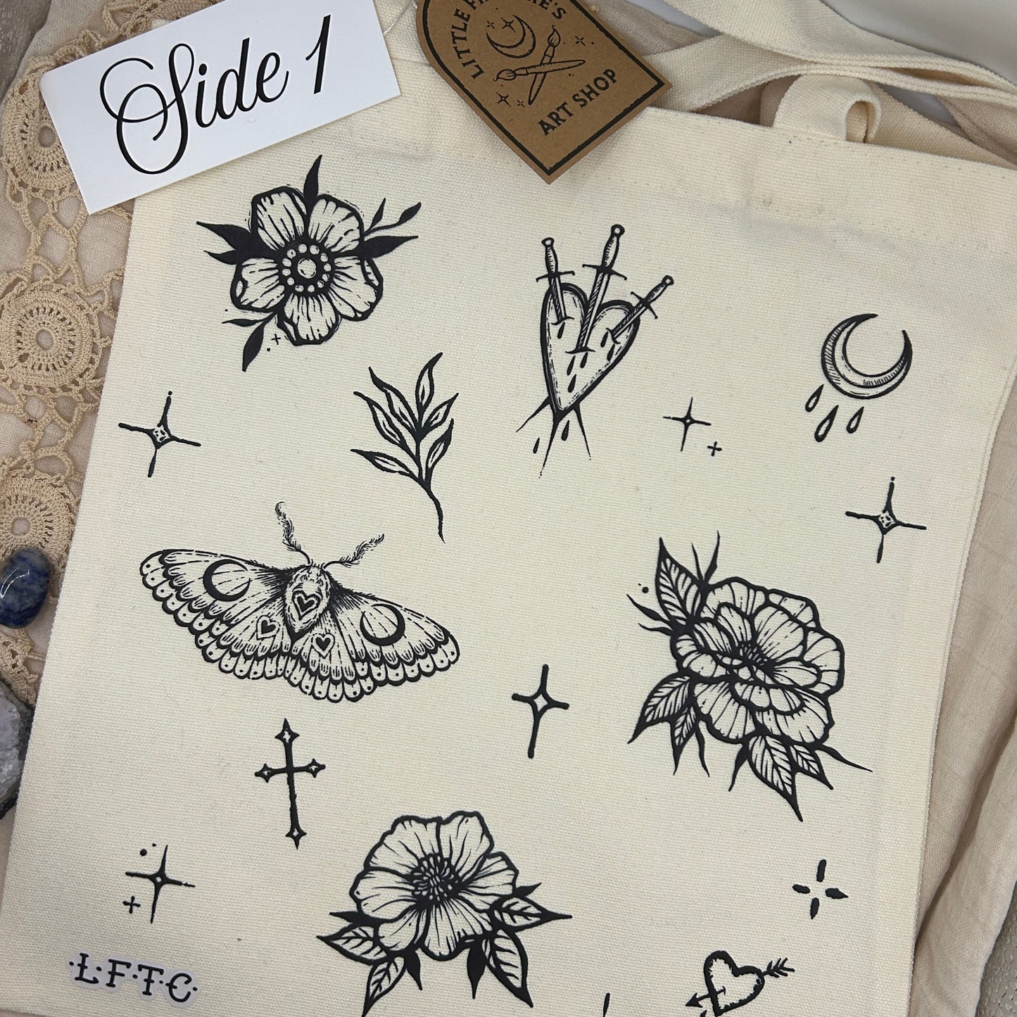 Sticker Tattoo Tote 101