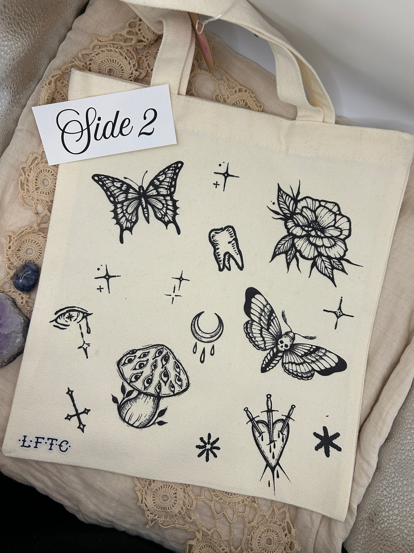 Sticker Tattoo Tote 101