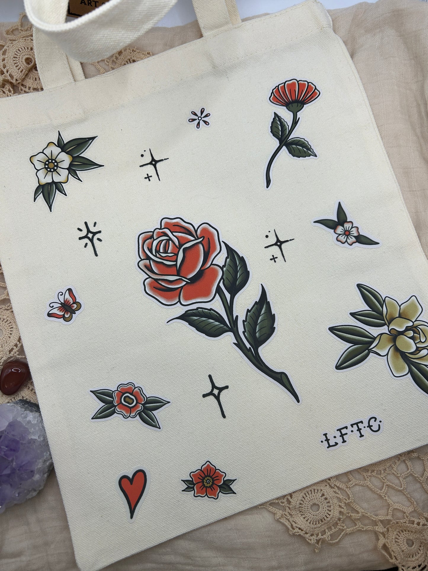 Sticker Tattoo Tote 103