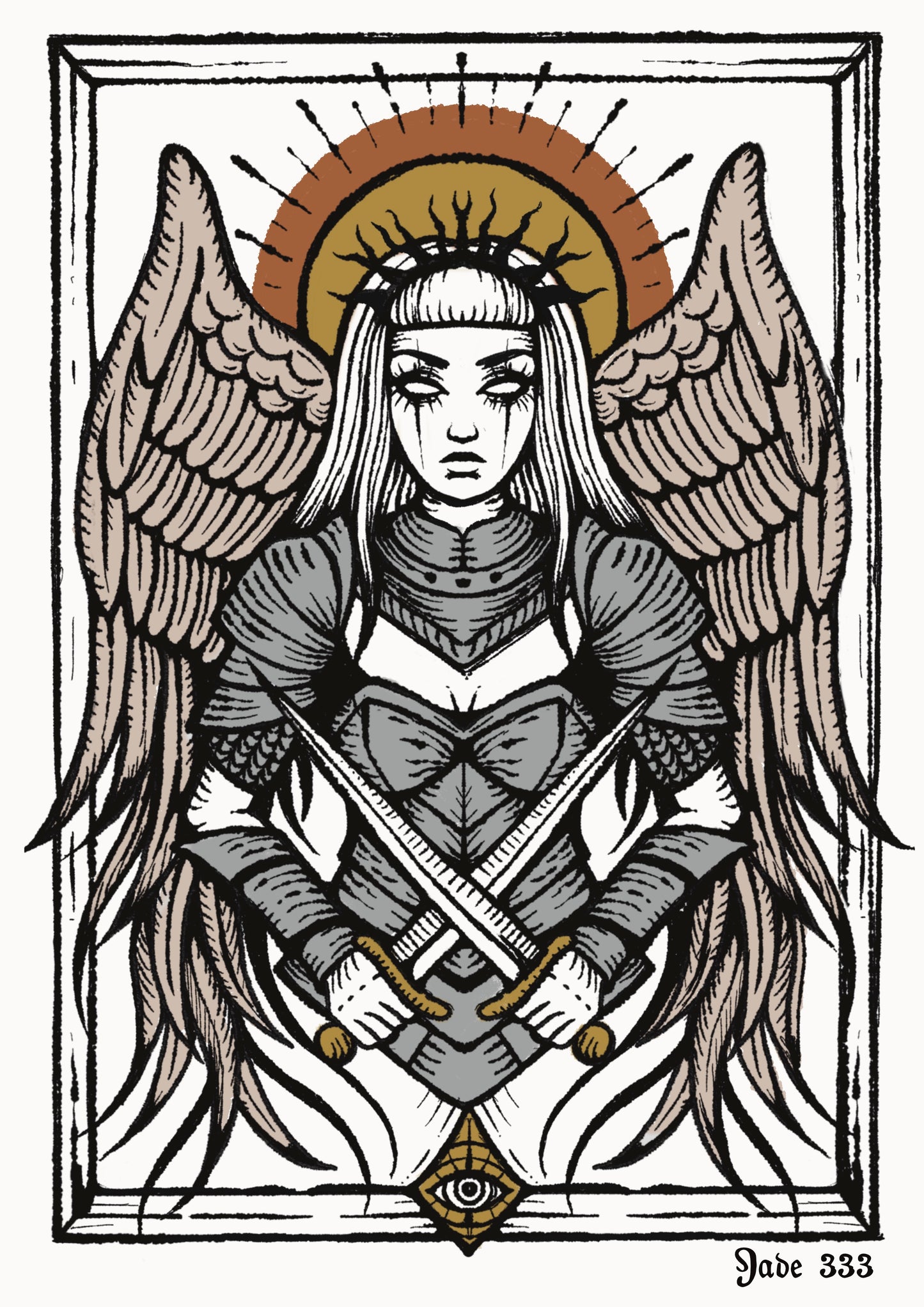Joan - Art Print by Jade333
