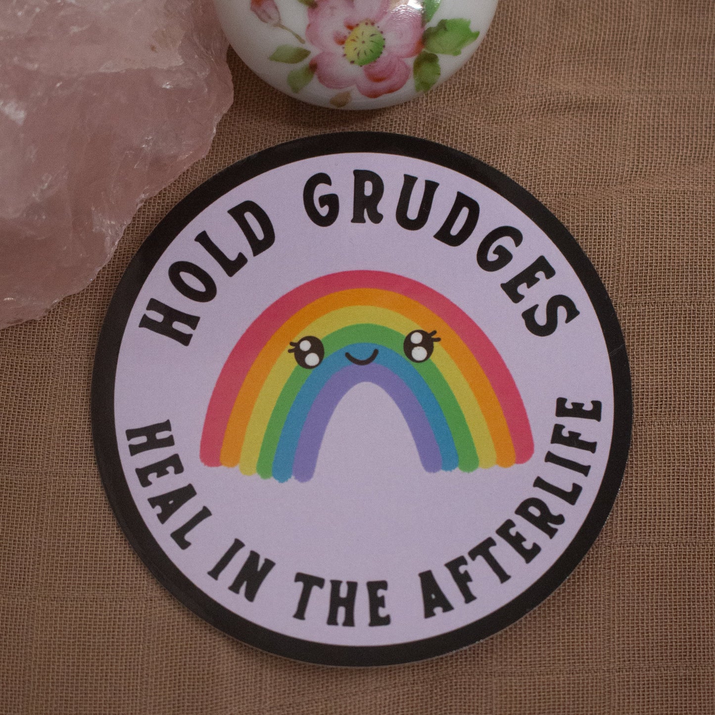 Hold Grudges Sticker