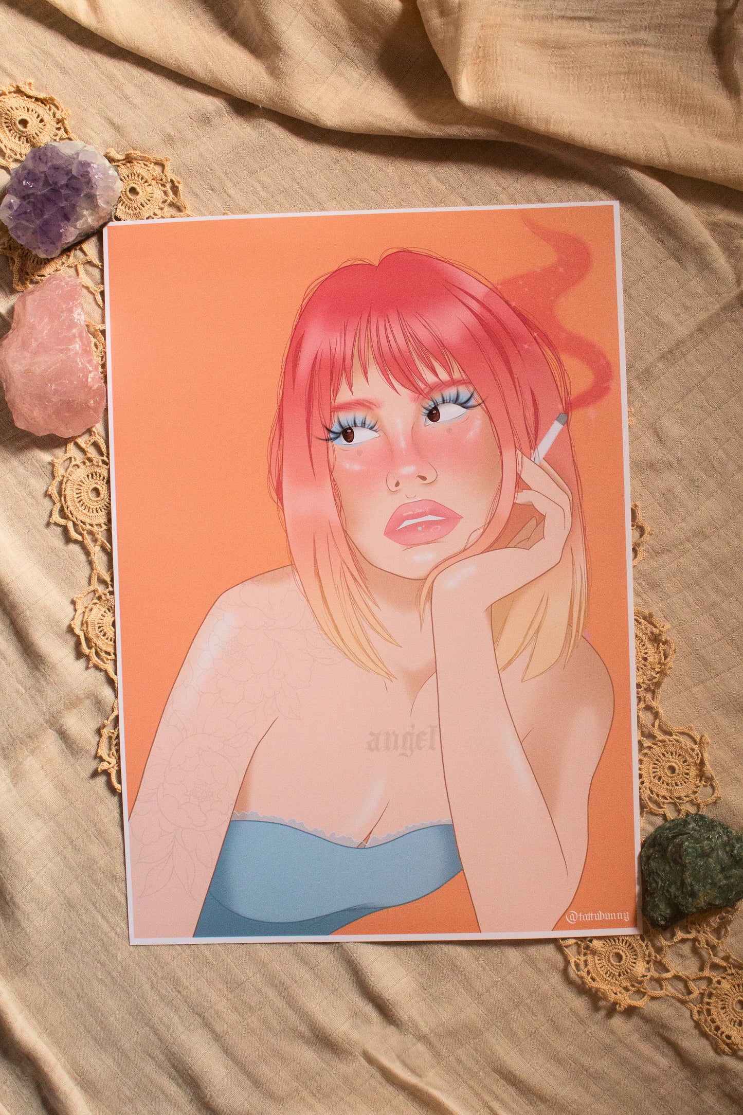 Still waiting - Art Print by TattuBunny