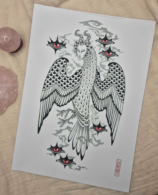 Sjavoné - Art Print by OsidaxInk