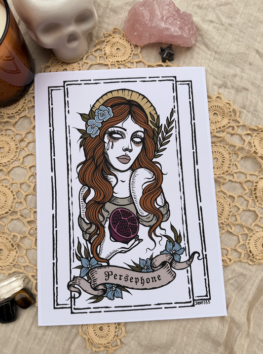 Persephone A5 print by Jade333