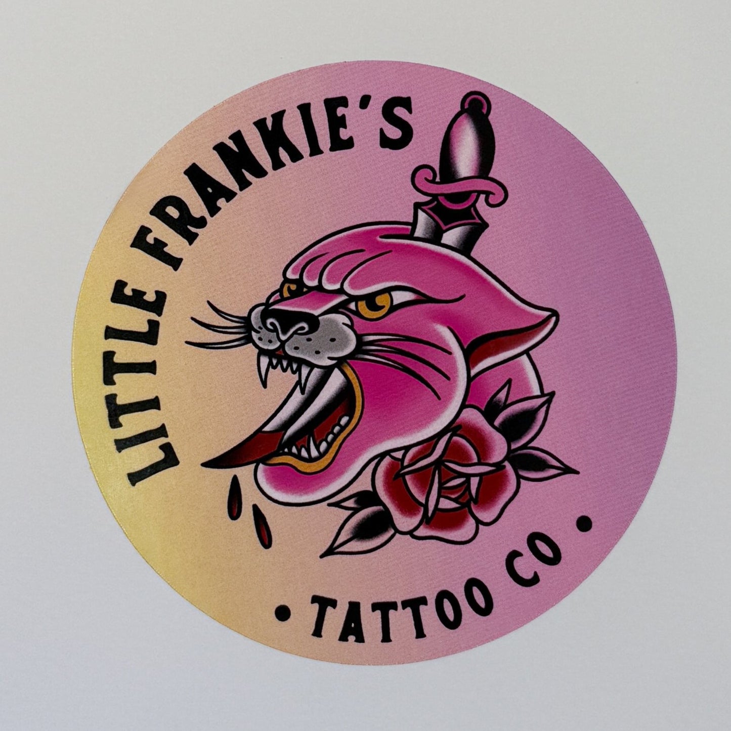 Pink Panther Head Sticker