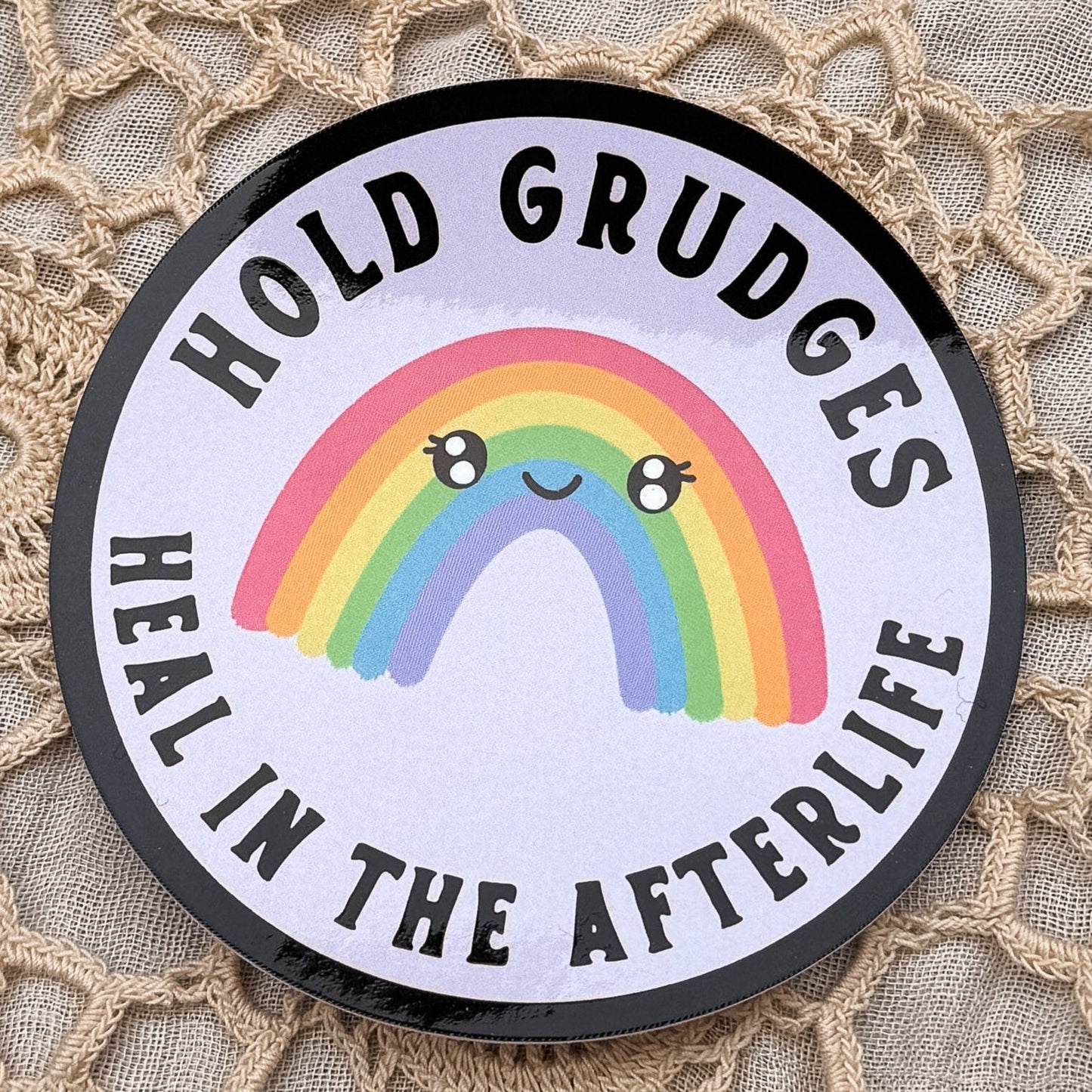 Hold Grudges Sticker