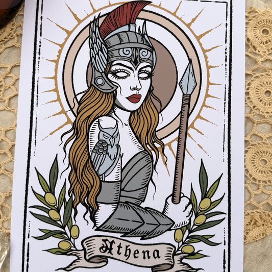 Athena - Art Print by Jade333