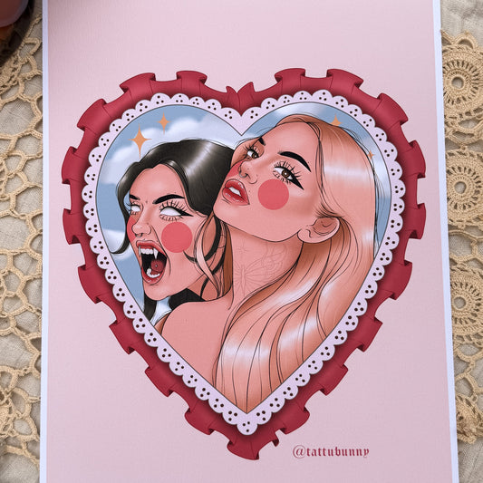 Two-Faced - Art Print by TattuBunny