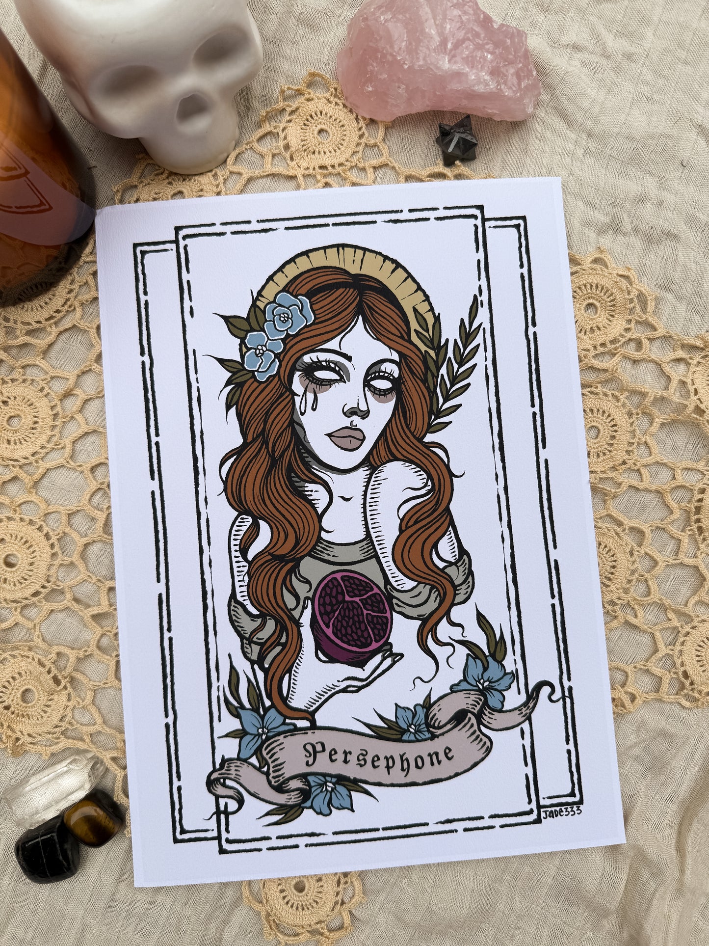 Persephone - Art Print by Jade333