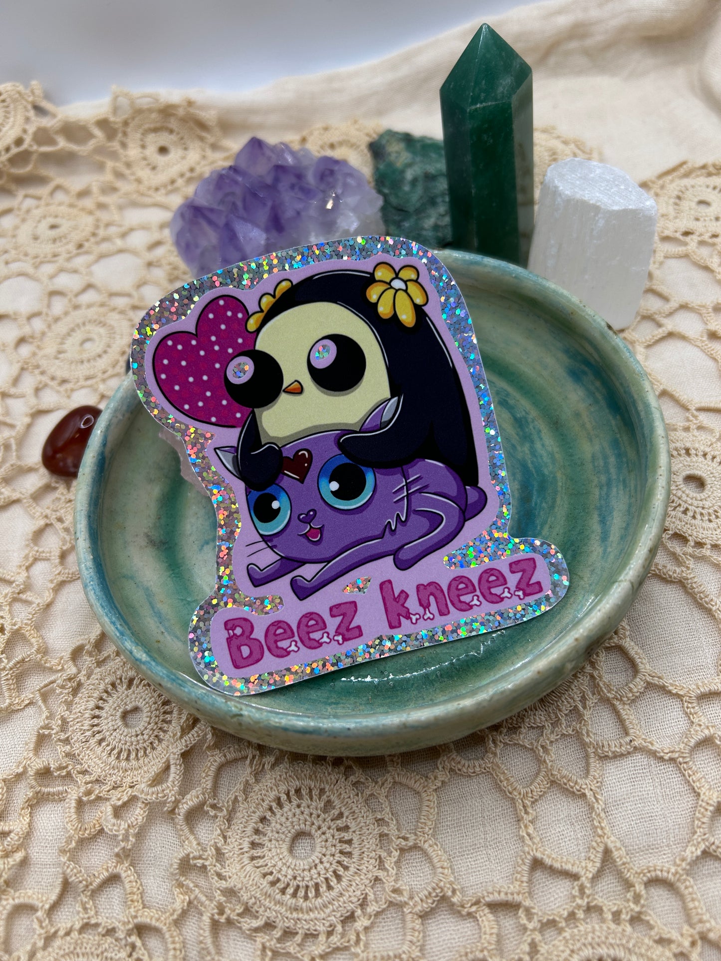 Beez Kneez Penguin Sticker