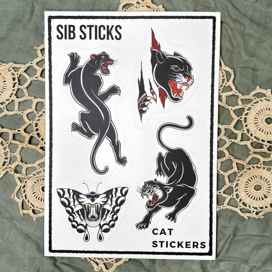 Cat Sticker Sheet by Sib Sticks
