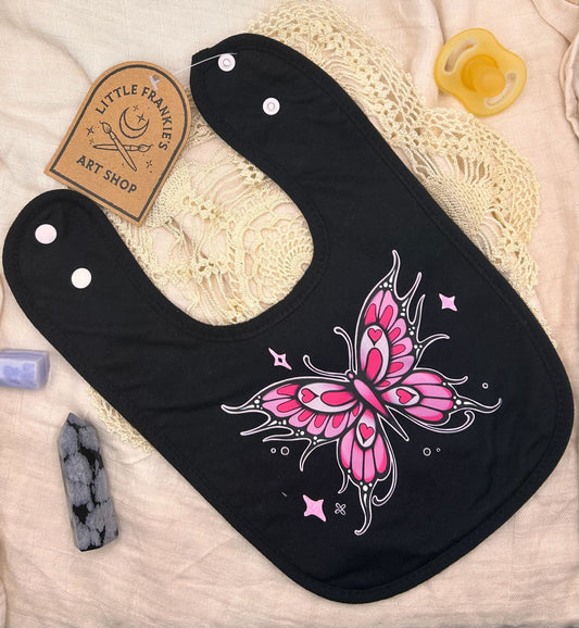 Black Fleece Bib - Neo Butterfly