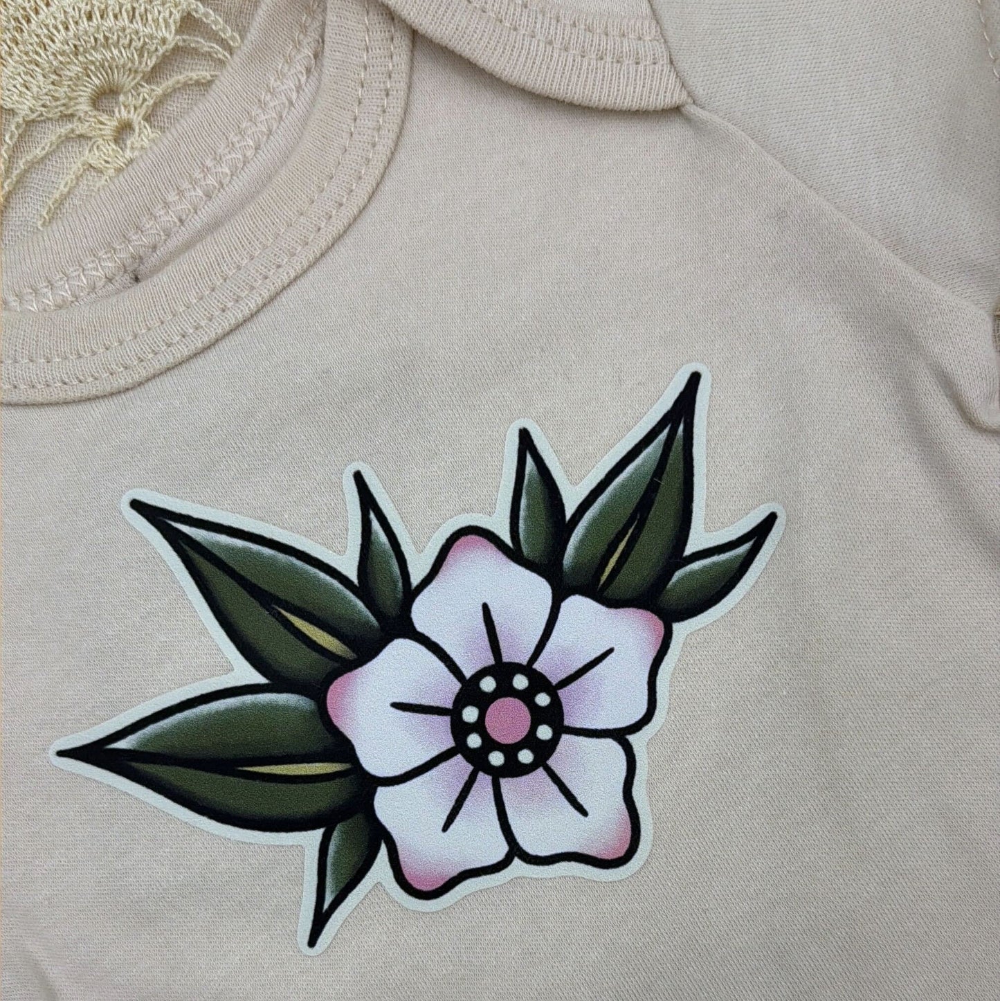 Short Sleeve Onesie - Blossom - Yellow