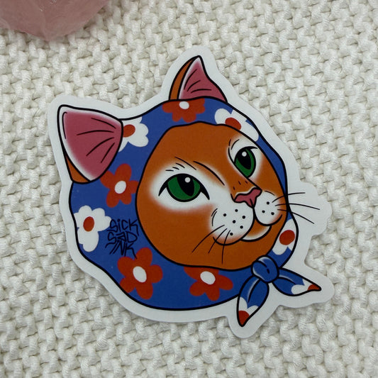 Babushka Cat 1 by SickSadInk