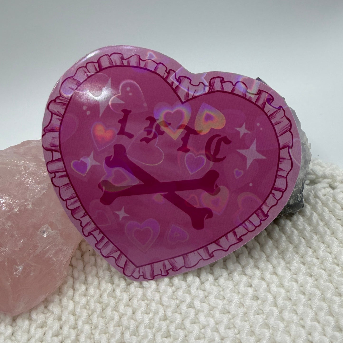 LFTC Heart Holographic Sticker
