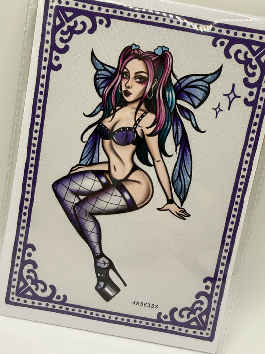 Brat Fae - A5 print by Jade333