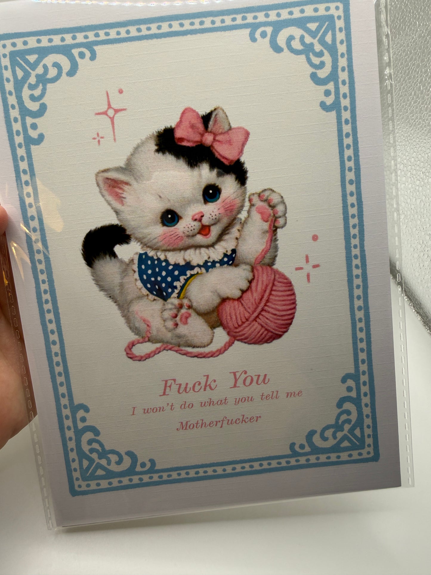 Rage Kitten A5 Print by Jade333