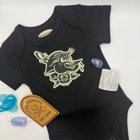 Panther Onesie by Frankie Baby