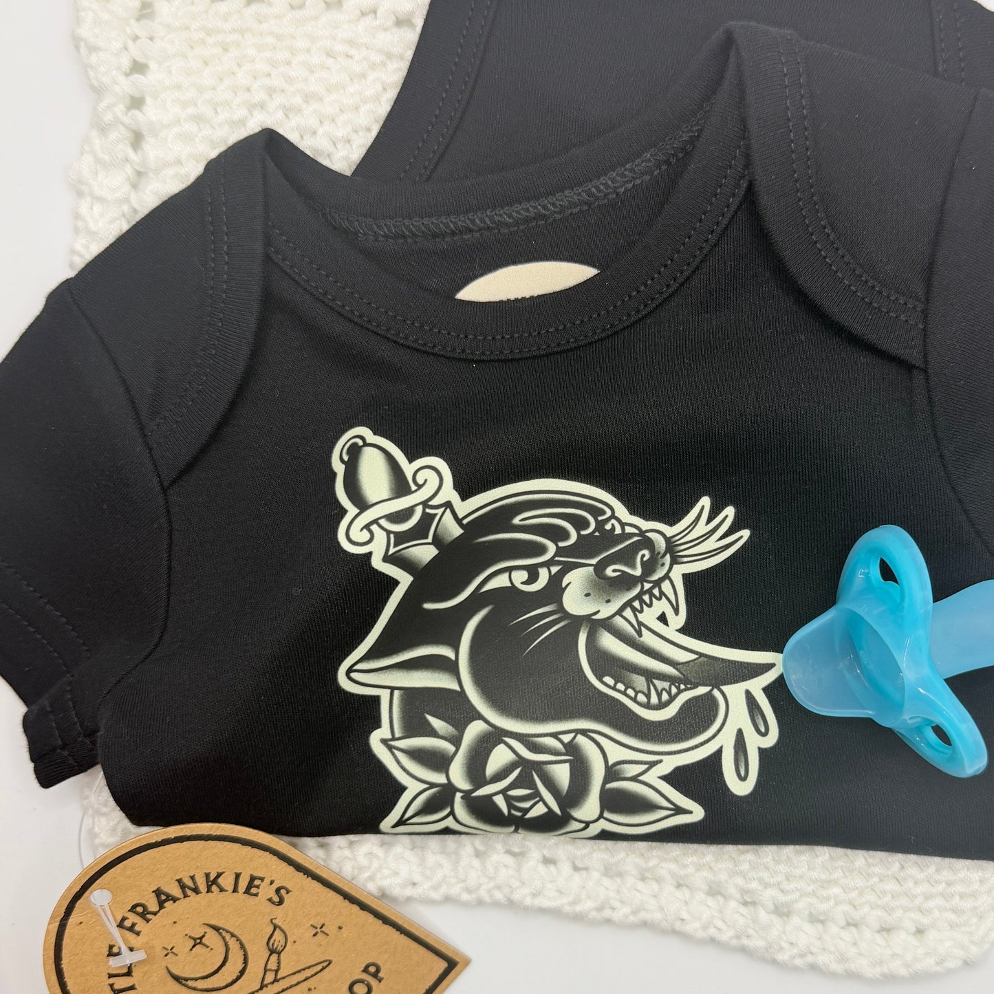Panther Onesie by Frankie Baby
