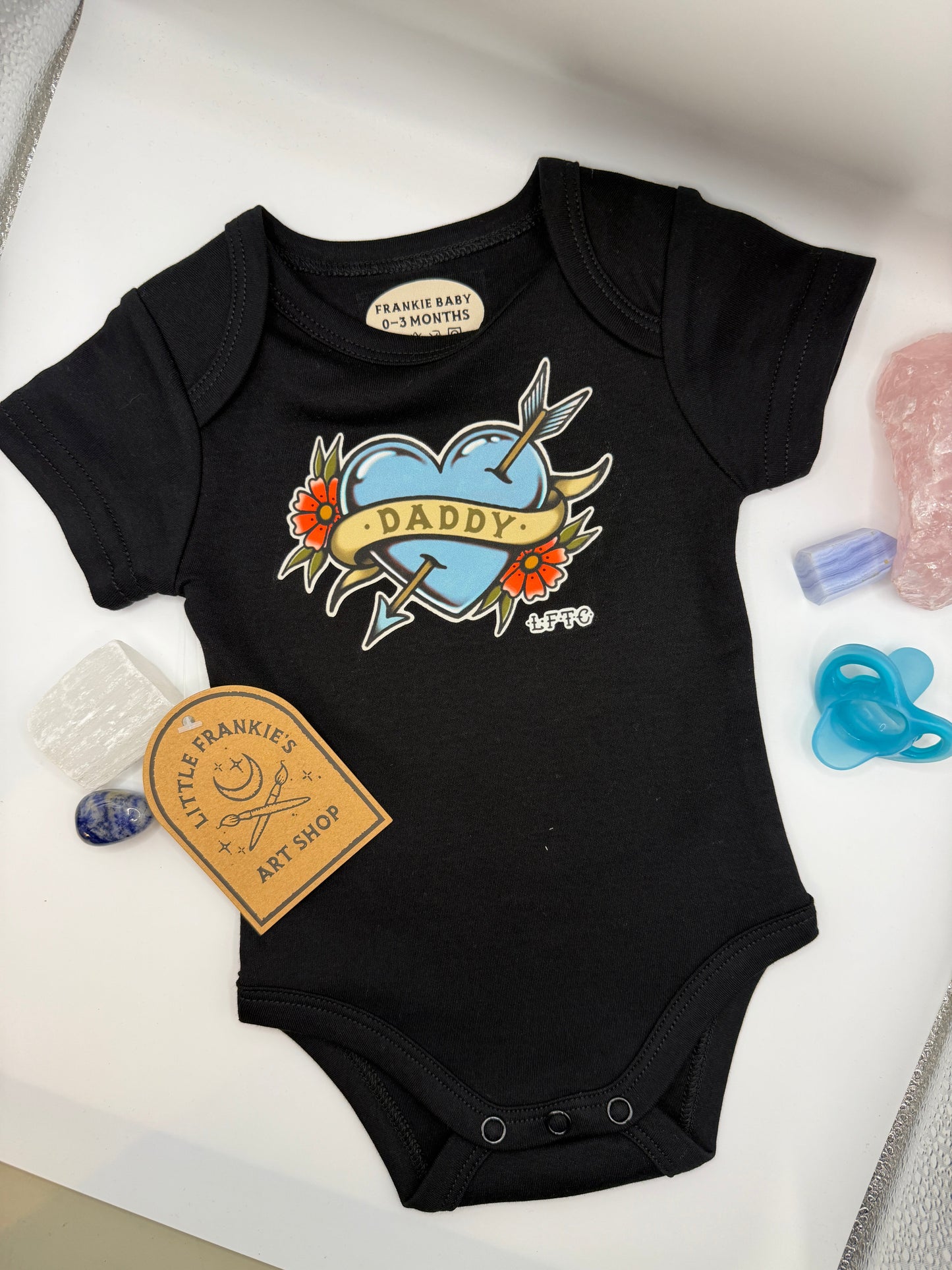 Daddy Heart (Blue) by Frankie Baby