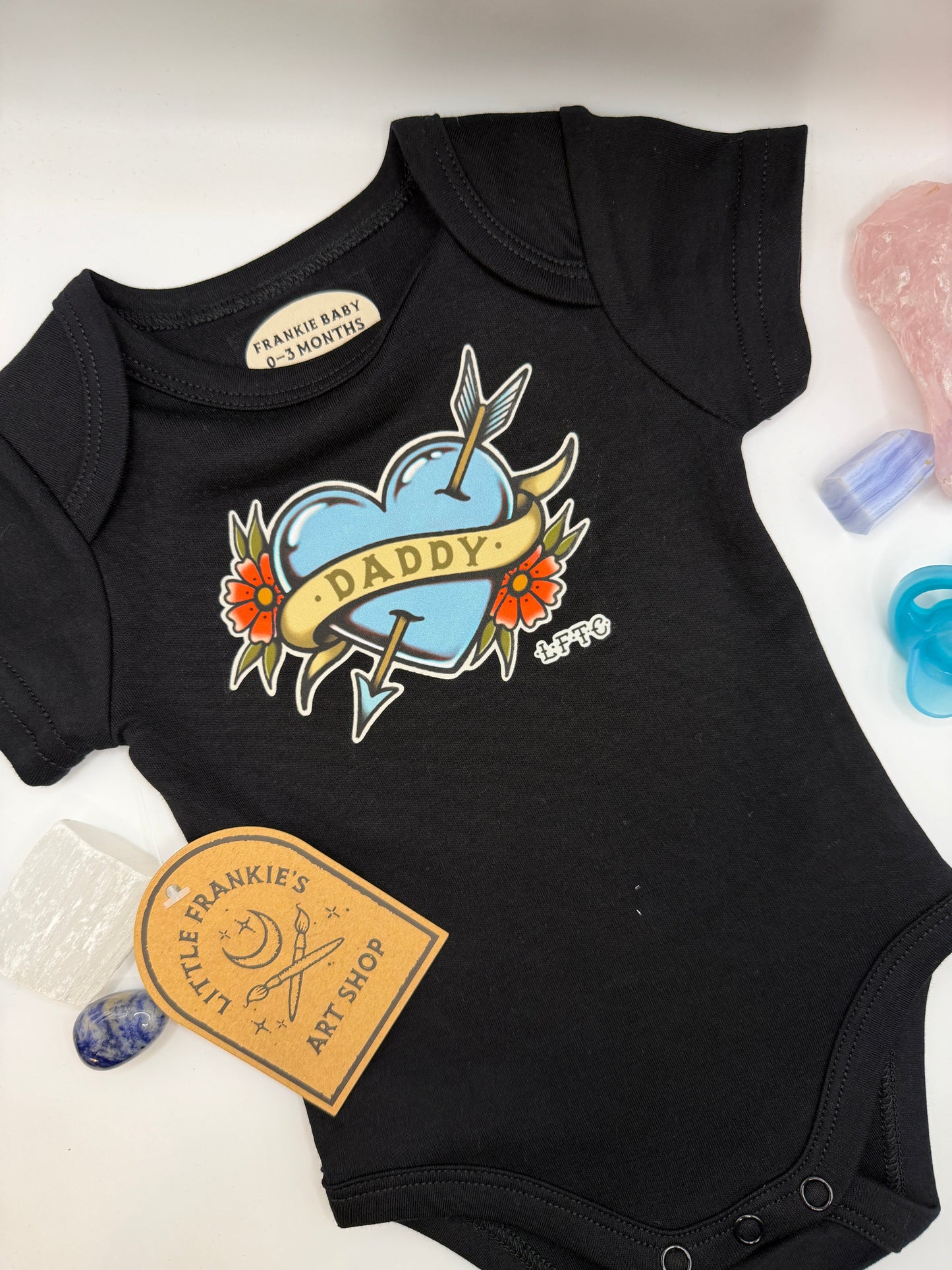 Daddy Heart (Blue) by Frankie Baby