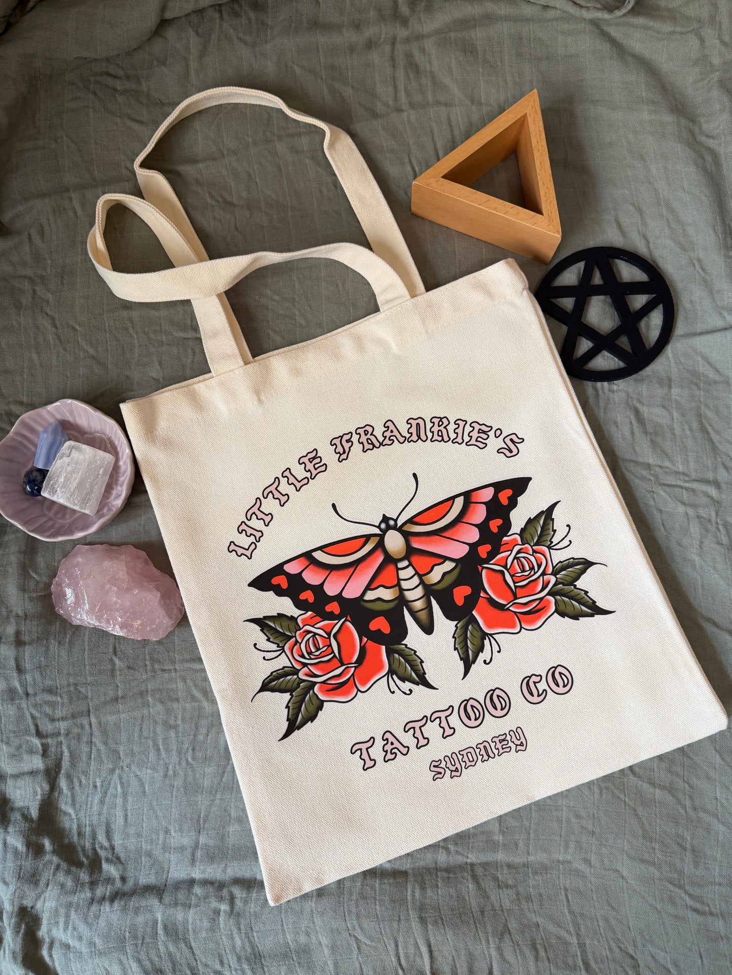 LFTC Butterfly Tote (Beige)