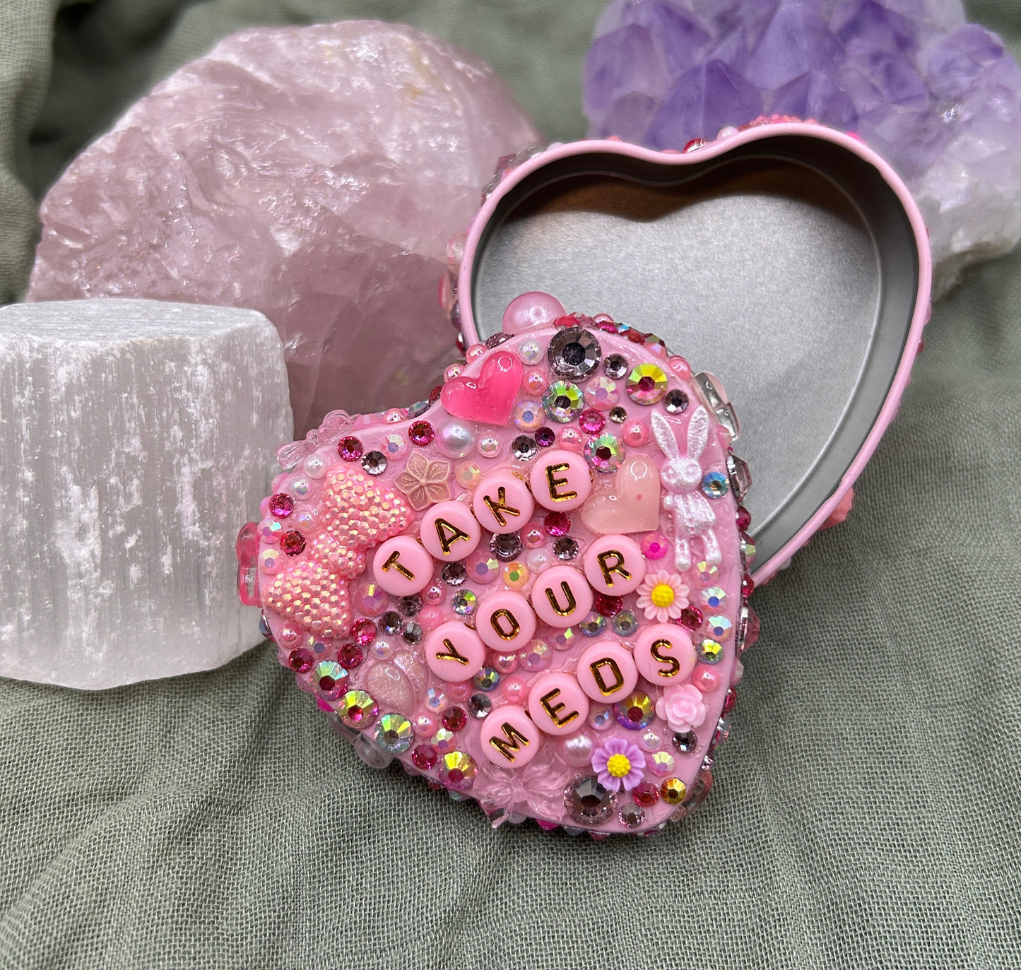 Handmade Stash Tin - Heart