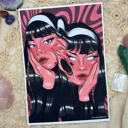 Tomie - Art Print by TattuBunny