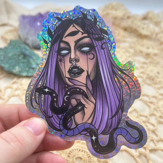 Snake Lady Sticker