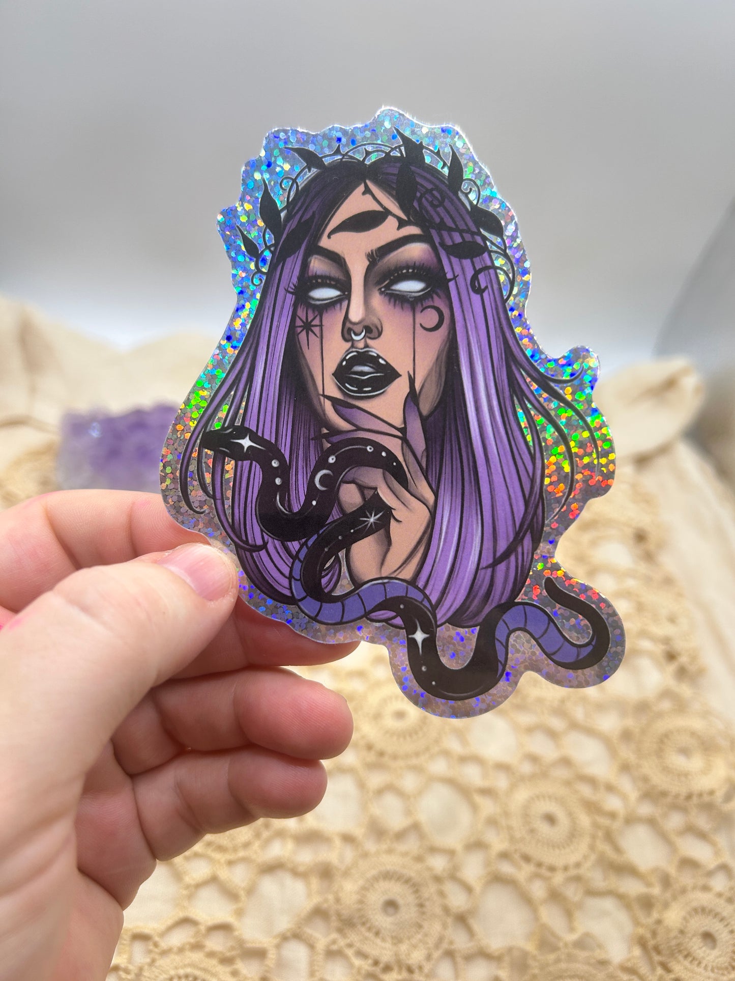 Snake Lady Sticker