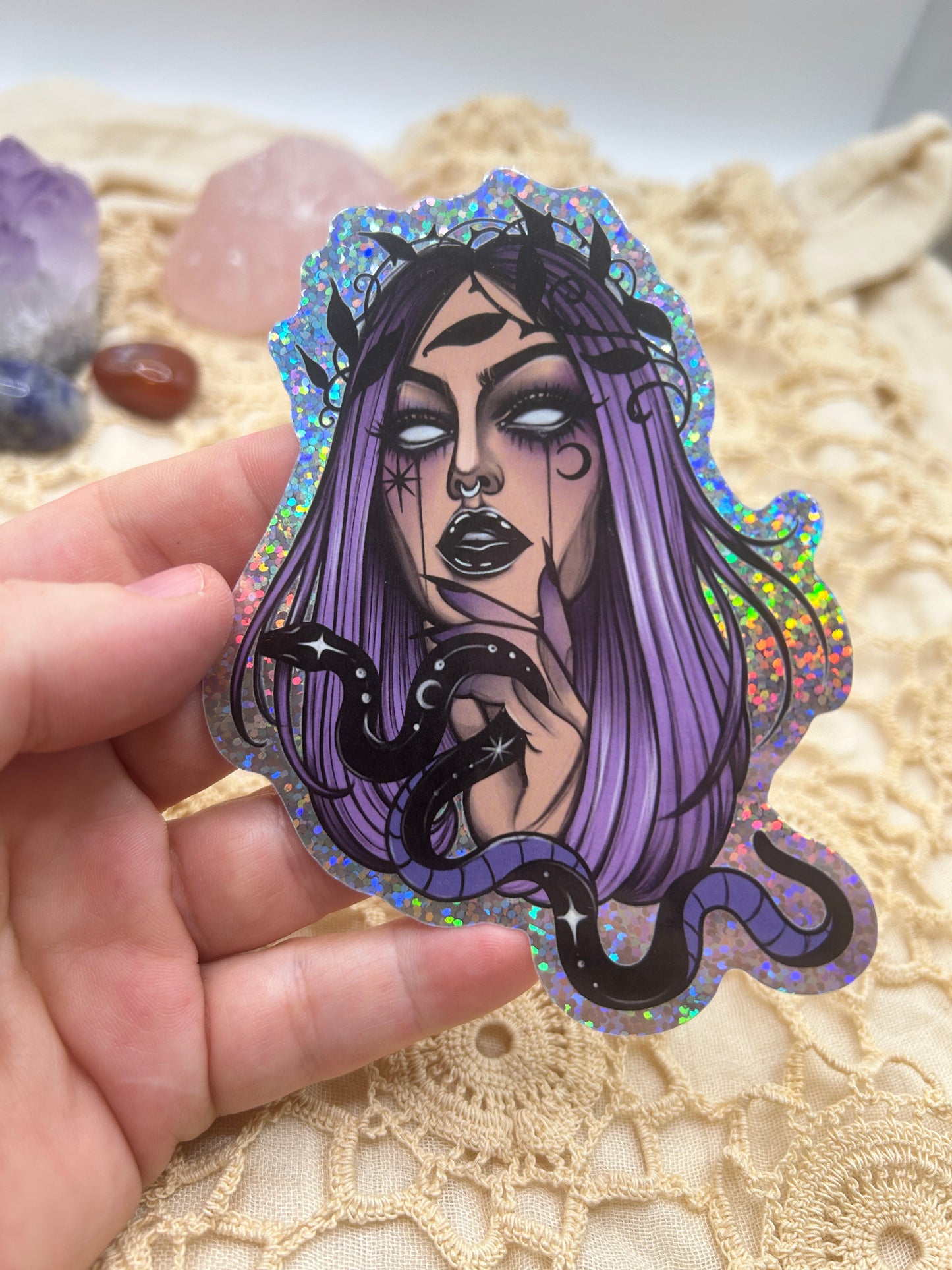 Snake Lady Sticker