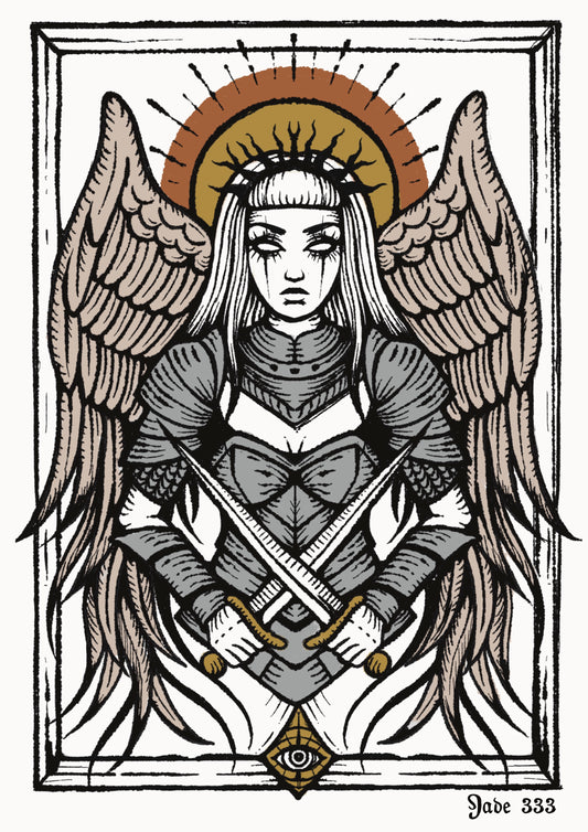 Joan - Art Print by Jade333
