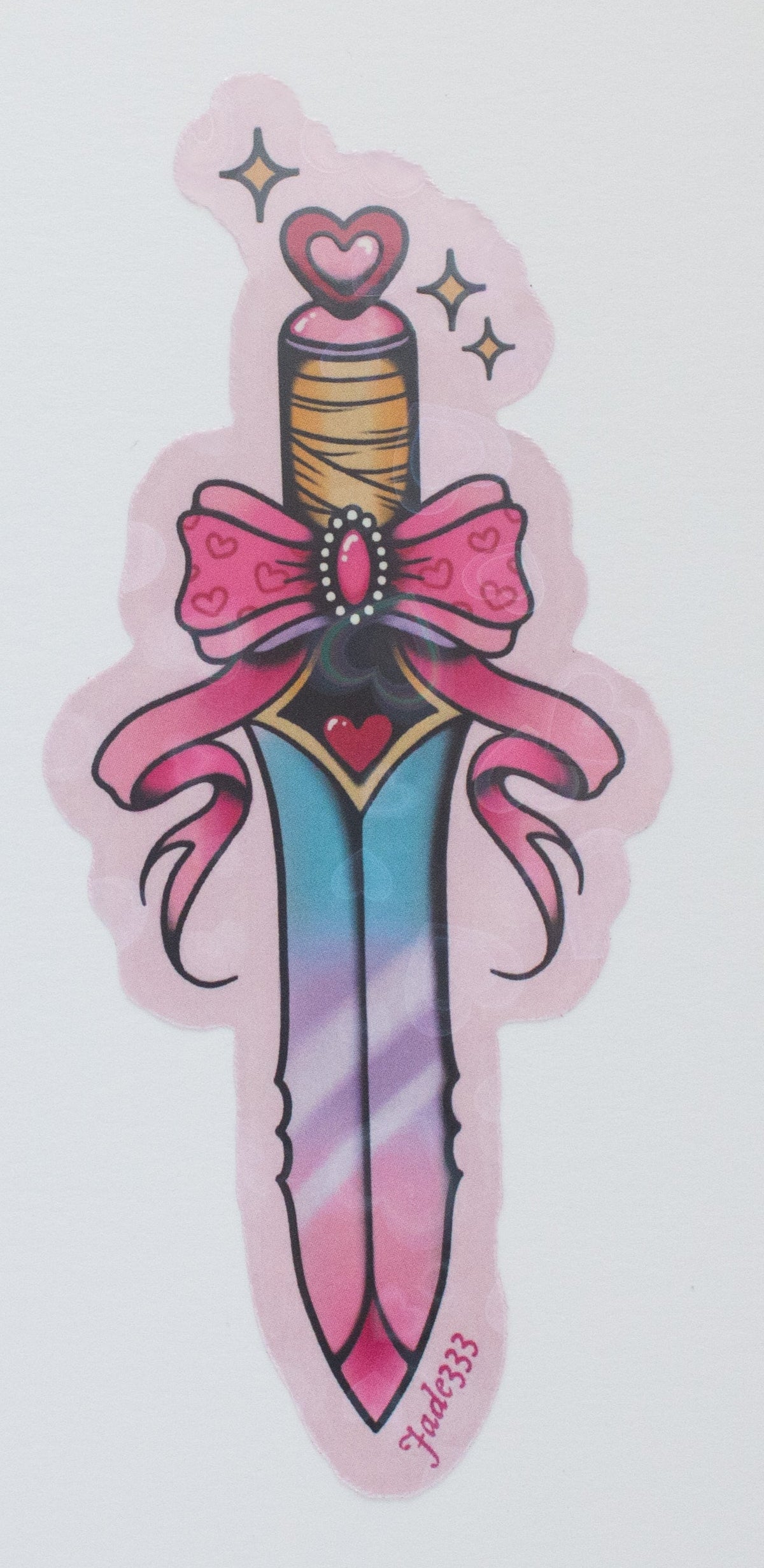 Heart Dagger Sticker