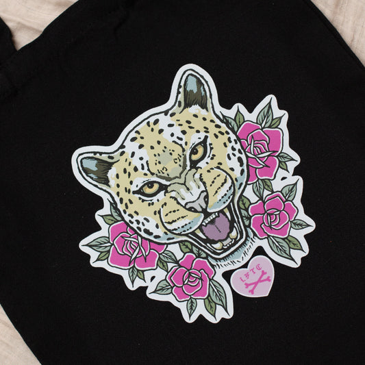 Panther Head Mini Tote Bag